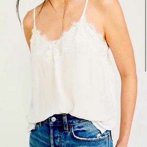 Abercrombie lace camisole - white - large